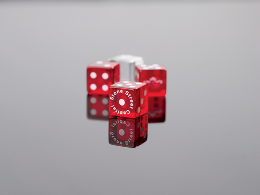 Custom casino dice