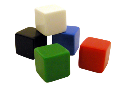 Blank Counting Cubes/Dice