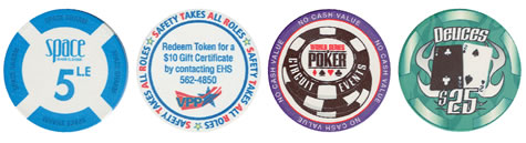 10.5 Gram Ceramic Poker/Casino Chips Custom Imprinted