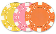 Poker Chips, 11.5 Gram, Dice