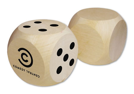 Jumbo Custom Round Corner Wooden Dice