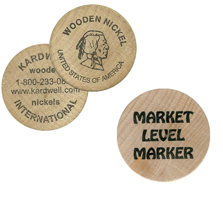 Custom Round Wood Tokens